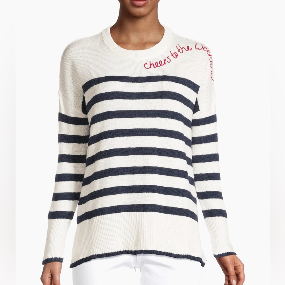 Lilly Pulitzer Quince Striped Crewneck Sweater